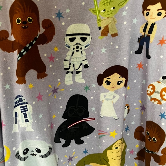 Star Wars Return of the Jedi Chibi Cute Cakeworthy Scoop Neck Dress Large - Picture 4 of 5